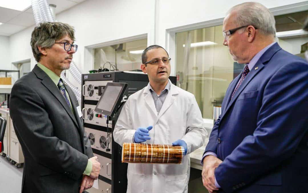 BRITISH COLUMBIA PREMIER TO SEE FOM EQUIPMENT