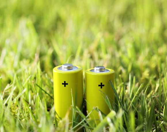 Batteries and grass