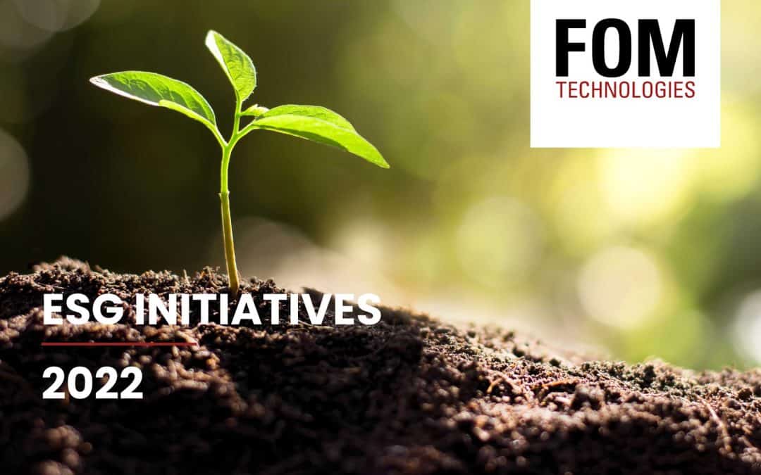 FOM RELEASES FIRST-EVER ESG INITIATIVES
